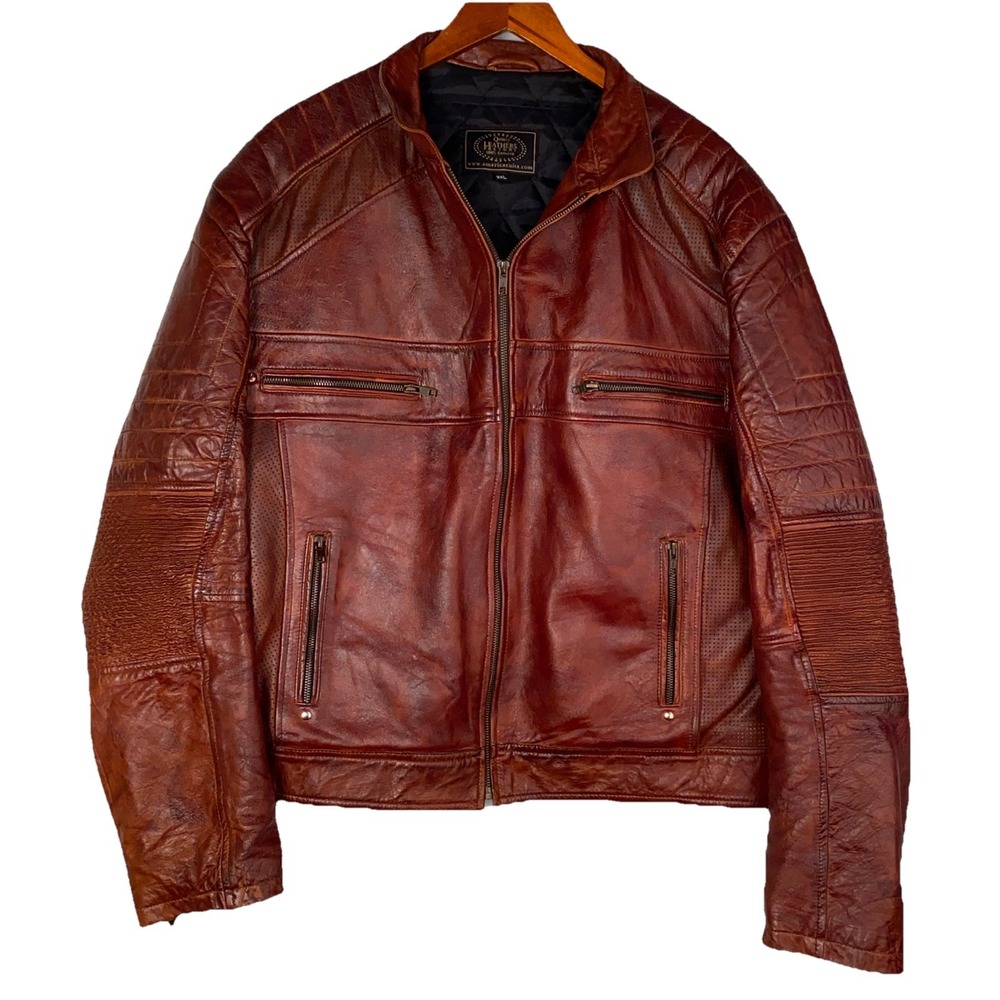 Quality Leathers Factory Leather Motorcycle Jacket Women's 3XL XXXL Red Lined